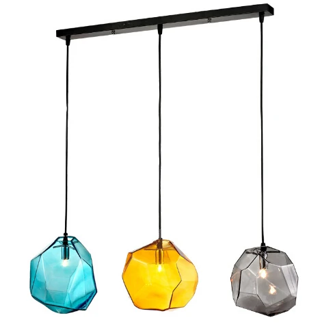 Vintage Handmade Crystal Glass Stone Pendant Light for Dining Room Living Room AC 90-265V 1002
Vintage Handmade Crystal Glass Stone Pendant Light for Dining Room Living Room AC 90-265V 1002