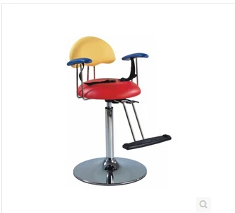 Hairdressing chair intended for children. Children safe and convenient haircut seat. Cartoon modelling chair.
Hairdressing chair intended for children. Children safe and convenient haircut seat. Cartoon modelling chair.