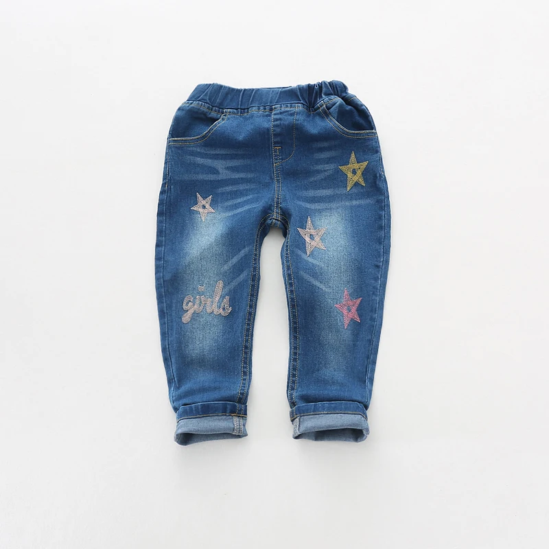 New Arrival Baby Girls Casual Denim Jeans Girls Embroidery Jeans Kids Spring Autumn Elastic Waist Jeans Child Long Pants
New Arrival Baby Girls Casual Denim Jeans Girls Embroidery Jeans Kids Spring Autumn Elastic Waist Jeans Child Long Pants