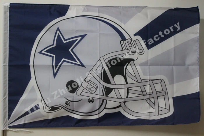 Image Dallas Cowboys Flag NFL National Football League 3ft x 5ft Polyester Banner Flying 150* 90cm Custom flag sport helmet DC6