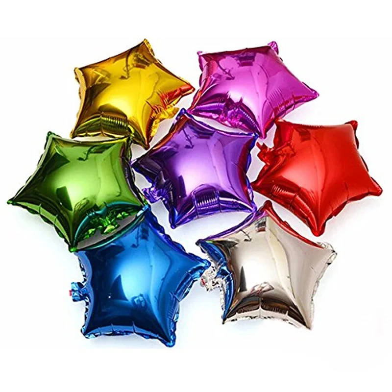 5pcs Multicolor 5/10/18 inch five-pointed star aluminum film balloon holiday party decoration balloon
5pcs Multicolor 5/10/18 inch five-pointed star aluminum film balloon holiday party decoration balloon