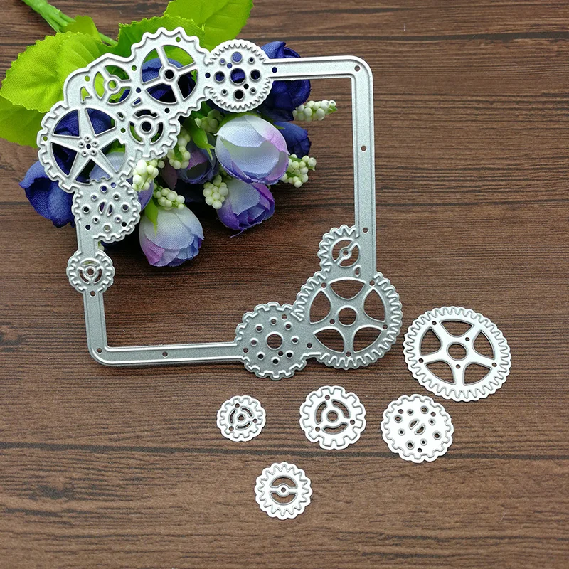 Square Gear set Metal Cutting Dies Stencil Scrapbooking Photo Album Card Paper Embossing Craft DIY
Square Gear set Metal Cutting Dies Stencil Scrapbooking Photo Album Card Paper Embossing Craft DIY