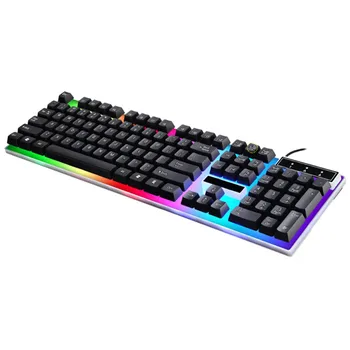 44*12.7*3cm Colorful Keyboards Crack LED Illuminated Backlit USB Wired PC Rainbow Gaming Keyboard
44*12.7*3cm Colorful Keyboards Crack LED Illuminated Backlit USB Wired PC Rainbow Gaming Keyboard
