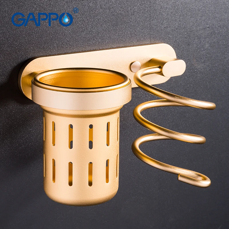 GAPPO Bath Hardware Sets holder for hair aluminum wall mounted hair dryer holder rack space saving rack bathroom accessori
GAPPO Bath Hardware Sets holder for hair aluminum wall mounted hair dryer holder rack space saving rack bathroom accessori