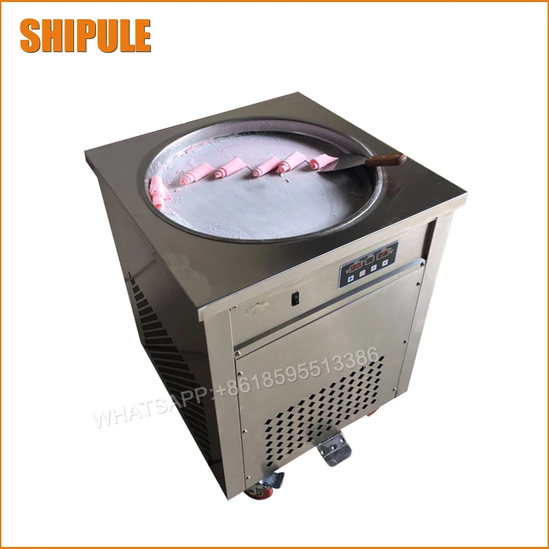110v 220v Thailand Fried Ice Cream Machine Snack Machine Ice Cream Cold Plate Single Big Pan Fried ice cream roll machine
110v 220v Thailand Fried Ice Cream Machine Snack Machine Ice Cream Cold Plate Single Big Pan Fried ice cream roll machine