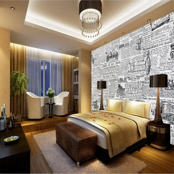 beibehang wallpaper for walls 3 d Custom wall mural retro black and white newspaper home interior photo wallpaper 3d wallpaper
beibehang wallpaper for walls 3 d Custom wall mural retro black and white newspaper home interior photo wallpaper 3d wallpaper