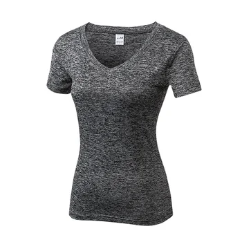 YD2017 V-neck Women Gym Yoga T-shirt Fitness Tights Sport Jersey Quickly Dry Short Running Clothes Girl Tees Top Sexy Yoga Shirt
YD2017 V-neck Women Gym Yoga T-shirt Fitness Tights Sport Jersey Quickly Dry Short Running Clothes Girl Tees Top Sexy Yoga Shirt