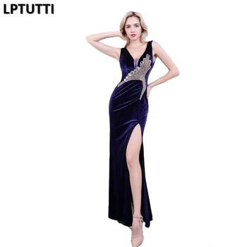 LPTUTTI Crystal Gratuating New For Women Elegant Date Ceremony Party Prom Gown Formal Gala Luxury Long Evening Dresses 
LPTUTTI Crystal Gratuating New For Women Elegant Date Ceremony Party Prom Gown Formal Gala Luxury Long Evening Dresses