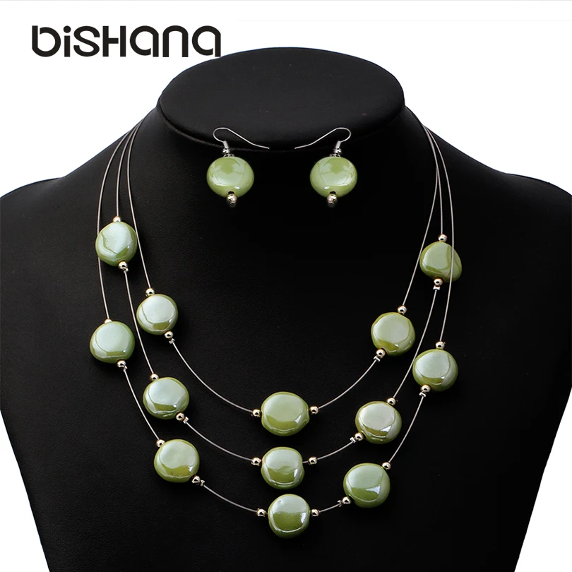 2017 Newest Fashion Vintage Jewelry Sets Joker Bohemian Crystal Multilayer Colorful Beads Statement Necklace Earrings Set JS0070
2017 Newest Fashion Vintage Jewelry Sets Joker Bohemian Crystal Multilayer Colorful Beads Statement Necklace Earrings Set JS0070