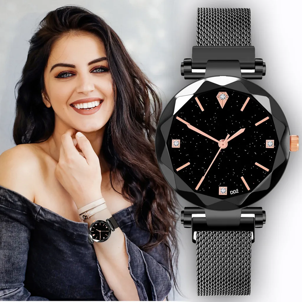 Women Watches Minimalism Starry sky Magnet Buckle Casual Female Wristwatch women watches Dress watch Party decoration gifts Fe
Women Watches Minimalism Starry sky Magnet Buckle Casual Female Wristwatch women watches Dress watch Party decoration gifts Fe