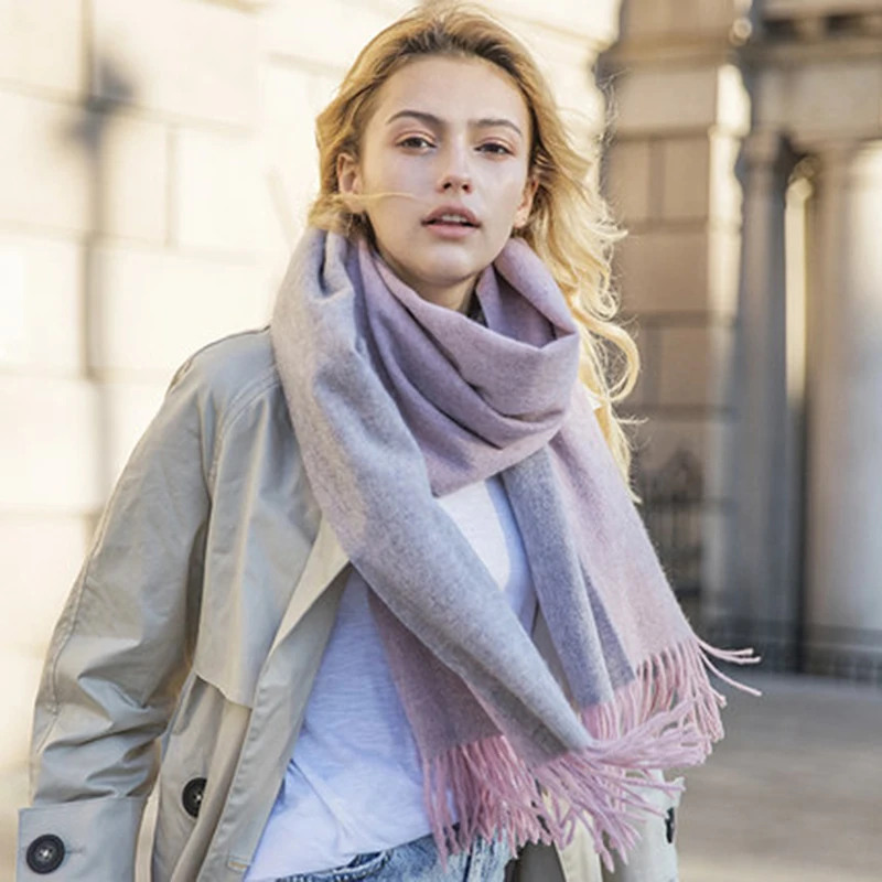 Fashion Womens Cashmere Feel 2 Tone Shawls Long Pashmina Wraps Warm and soft Oversized 78.5"x27.5" Wrap Fall winter Tassel Scarf
Fashion Womens Cashmere Feel 2 Tone Shawls Long Pashmina Wraps Warm and soft Oversized 78.5"x27.5" Wrap Fall winter Tassel Scarf
