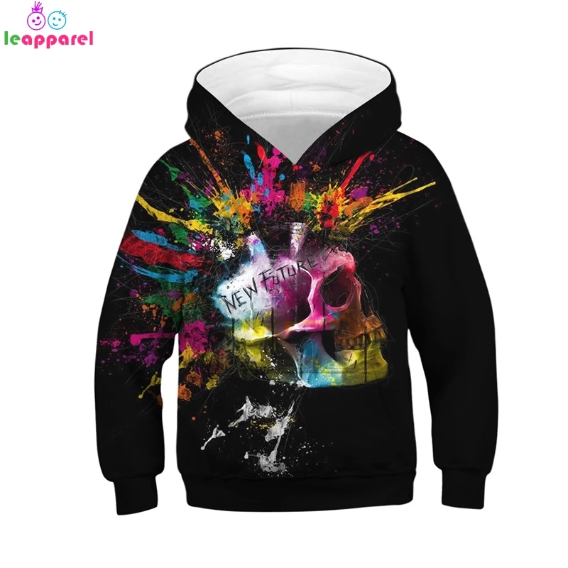 New Cool Skull Girls Boys Hoodies 2019 Autumn Winter Long Sleeve Hoodie Sweatshirt Pullover Hoodies Tops Kids Clothes
New Cool Skull Girls Boys Hoodies 2019 Autumn Winter Long Sleeve Hoodie Sweatshirt Pullover Hoodies Tops Kids Clothes