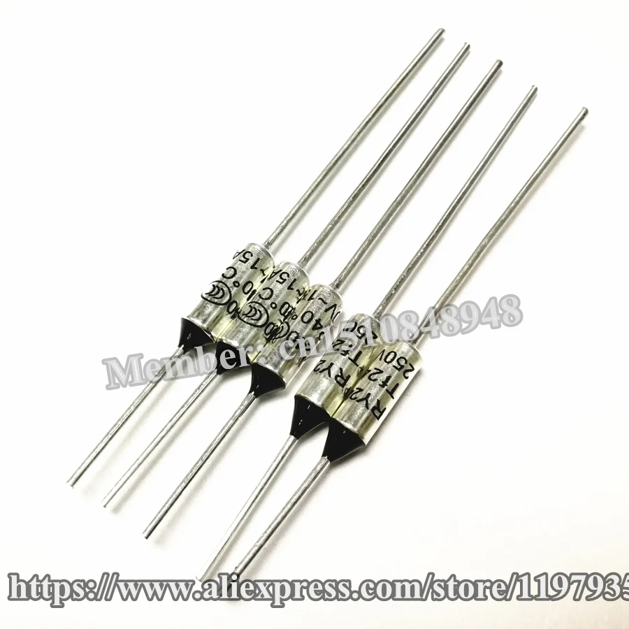 15A 250V 240 degrees Temperature fuse TF 240 degrees 15A 250V new miniature metal housing 240 degrees temperature thermal fuse
15A 250V 240 degrees Temperature fuse TF 240 degrees 15A 250V new miniature metal housing 240 degrees temperature thermal fuse