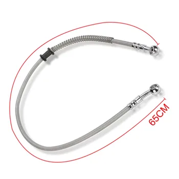 650mm Universal Motorcycle Brake Oil Hose Brake Line Stainless Steel Braided Pipeline High Class Quality
650mm Universal Motorcycle Brake Oil Hose Brake Line Stainless Steel Braided Pipeline High Class Quality