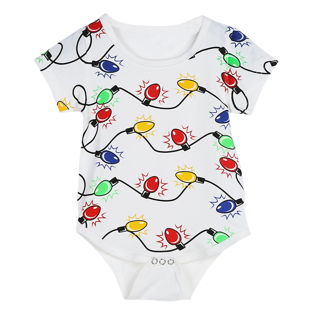 Baby Boy Girl Clothes Bodysuit Short Sleeve Cartoon Bulb One Piece Suit Jumpsuit Newborn White Body for Babies
Baby Boy Girl Clothes Bodysuit Short Sleeve Cartoon Bulb One Piece Suit Jumpsuit Newborn White Body for Babies