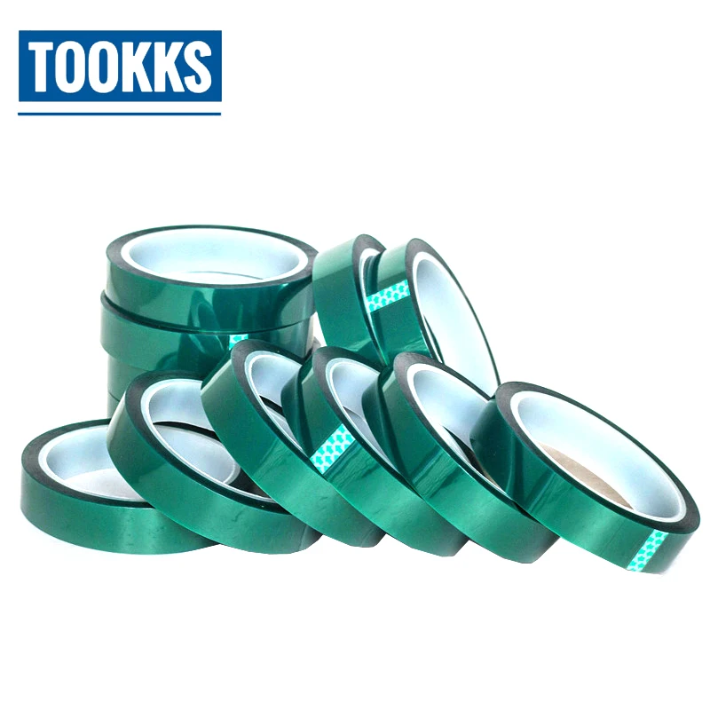 33m Length Heat-Resistant PET Green High Temperature Tape Electroplating PCB plating protective Tape 5/8/10/15/20/25/30/50mm
33m Length Heat-Resistant PET Green High Temperature Tape Electroplating PCB plating protective Tape 5/8/10/15/20/25/30/50mm