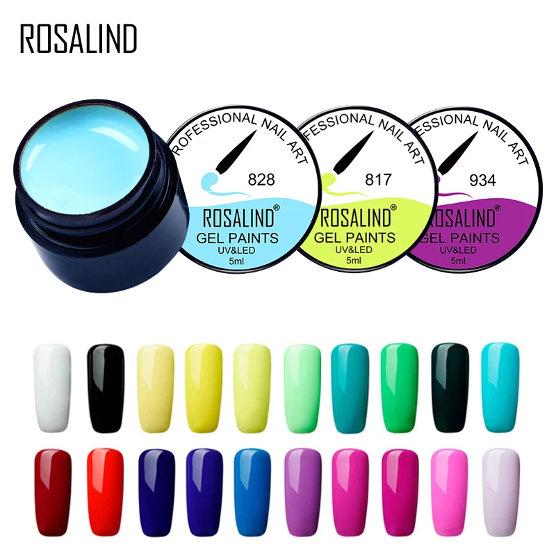 ROSALIND 5ML Pure Colors Painting Gel Nail Polish Hot Gel Varnish Design of Nail UV Nail Art Gel Lacquer For Nail Extension DIY
ROSALIND 5ML Pure Colors Painting Gel Nail Polish Hot Gel Varnish Design of Nail UV Nail Art Gel Lacquer For Nail Extension DIY