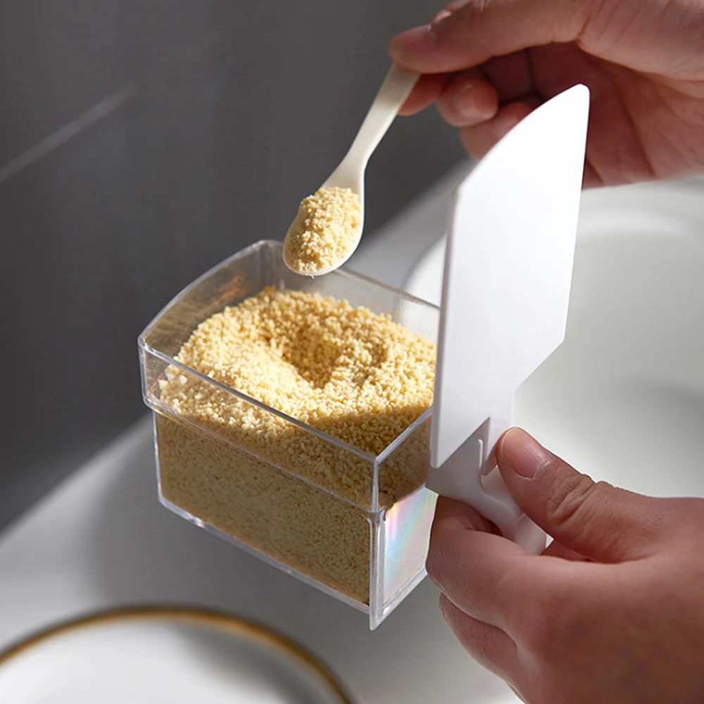 Kitchen Wall Hanging Rotating Seasoning Storage Boxes Spice Suger Salt Jar Condiment Box Organization Tools Household Articles
Kitchen Wall Hanging Rotating Seasoning Storage Boxes Spice Suger Salt Jar Condiment Box Organization Tools Household Articles