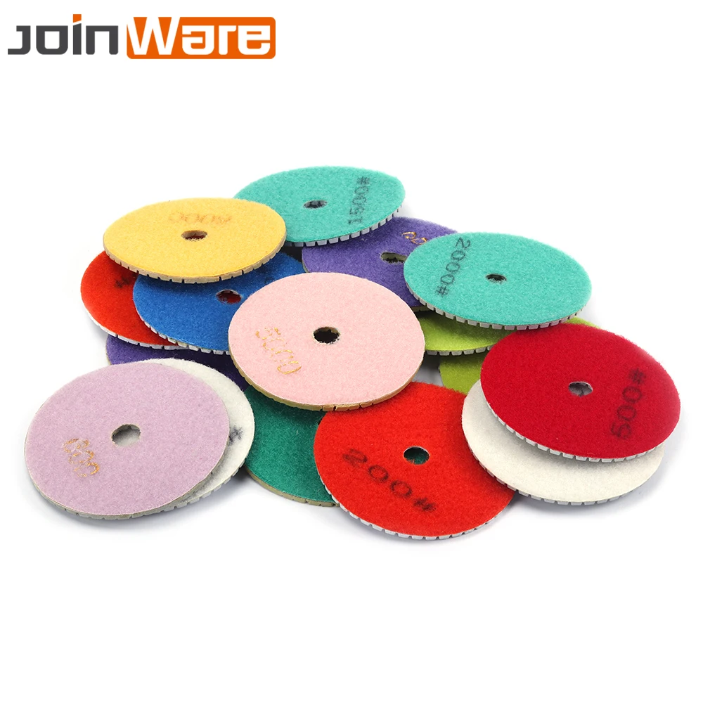 Diamond Polishing Pad 4" 100mm Wet Buffing Disc For Granite Marble Stone Glass Tiles 30 ~ 8000 Grit 100x4mm New 1Pc
Diamond Polishing Pad 4" 100mm Wet Buffing Disc For Granite Marble Stone Glass Tiles 30 ~ 8000 Grit 100x4mm New 1Pc