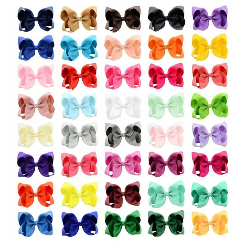 (40 pieces/lot) 4 inch Girls Hair Bows 40 Colors Wholesale Kids Ribbon Bowknot Handmade Boutique Girls Hairpins
(40 pieces/lot) 4 inch Girls Hair Bows 40 Colors Wholesale Kids Ribbon Bowknot Handmade Boutique Girls Hairpins