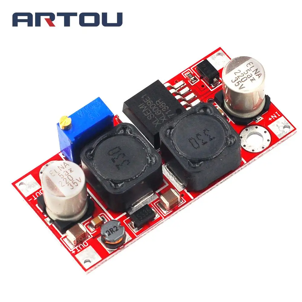 Boost Buck DC-DC Adjustable Step Up Down Converter XL6009 Power Supply Module 20W 5-32V to 1.2-35V High Performance Low Ripple
Boost Buck DC-DC Adjustable Step Up Down Converter XL6009 Power Supply Module 20W 5-32V to 1.2-35V High Performance Low Ripple