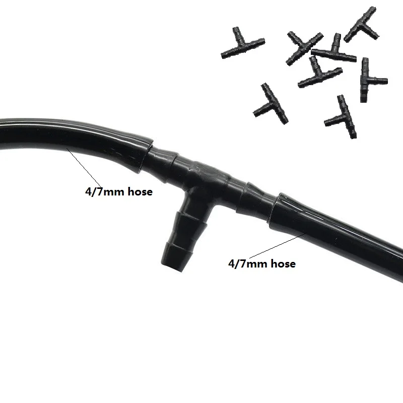 30/50/100/200pcs 1/4 Barbed Tee Connector Drip Irrigation Hose Connectors For 4/7mm Tube Plastic Pipe Drop Irrigation Tools
30/50/100/200pcs 1/4 Barbed Tee Connector Drip Irrigation Hose Connectors For 4/7mm Tube Plastic Pipe Drop Irrigation Tools