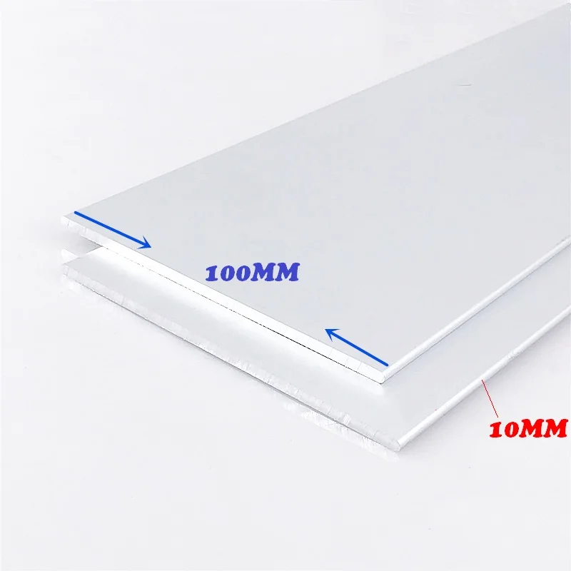 1PC/LOT 6063-T5 Aluminium Alloy Plate Thickness10mm*Width100mm Article Aluminum Oxidation Length 100/150/200/250/300/400MM
1PC/LOT 6063-T5 Aluminium Alloy Plate Thickness10mm*Width100mm Article Aluminum Oxidation Length 100/150/200/250/300/400MM
