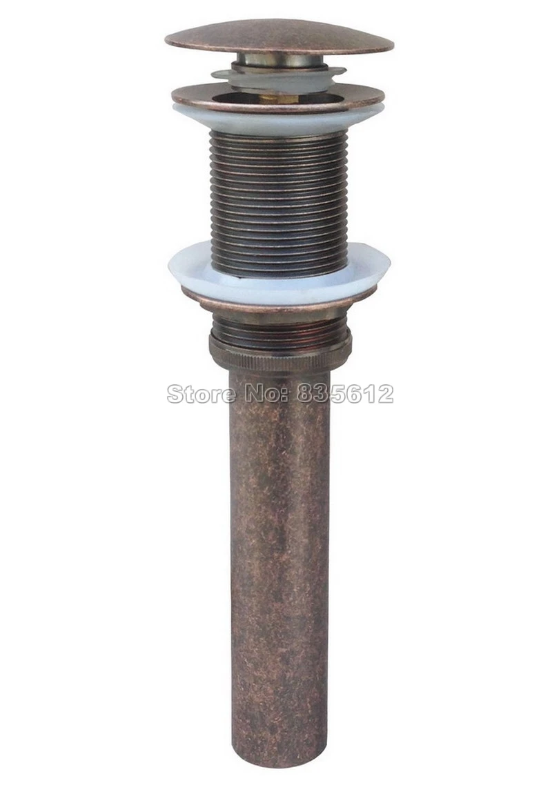 Antique Copper Large Round Cap Pop UP Sink Basin Waste / Drain Without Overflow Wsd066
Antique Copper Large Round Cap Pop UP Sink Basin Waste / Drain Without Overflow Wsd066