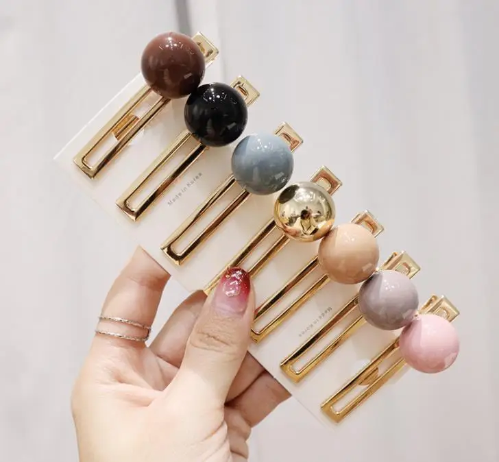 Korean Candy Color Acrylic Ball Hair Clips Liu Hai Clip Korea Ball Side Clip Hairpin Hair Accessories Headwear
Korean Candy Color Acrylic Ball Hair Clips Liu Hai Clip Korea Ball Side Clip Hairpin Hair Accessories Headwear