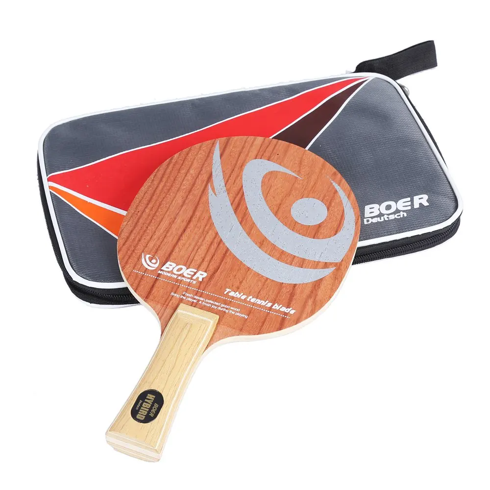 BOER High-end Table Tennis Racket Ping Pong Racket Table Tennis Paddle Bat Pure Wood Bottom with Rosewood Base
BOER High-end Table Tennis Racket Ping Pong Racket Table Tennis Paddle Bat Pure Wood Bottom with Rosewood Base
