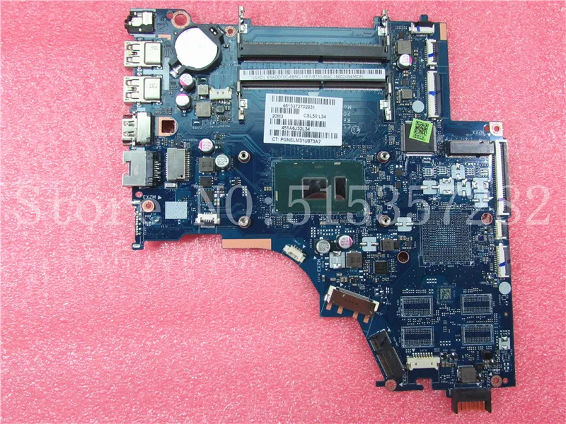 Материнская плата для ноутбука HP Тетрадь 15-BS0 серия PC PN 924751-601 CKL50 LA-E801P с i5-7200U