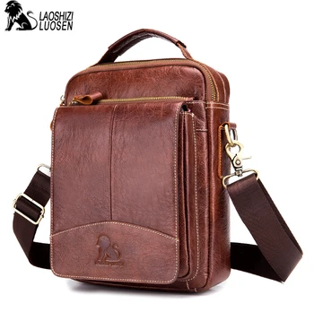 LAOSHIZI LUOSEN Messenger Bag Men Genuine Leather Shoulder Bag Men's bags Small Flap Casual Crossbody Bags for male Handbag 2019
LAOSHIZI LUOSEN Messenger Bag Men Genuine Leather Shoulder Bag Men's bags Small Flap Casual Crossbody Bags for male Handbag 2019