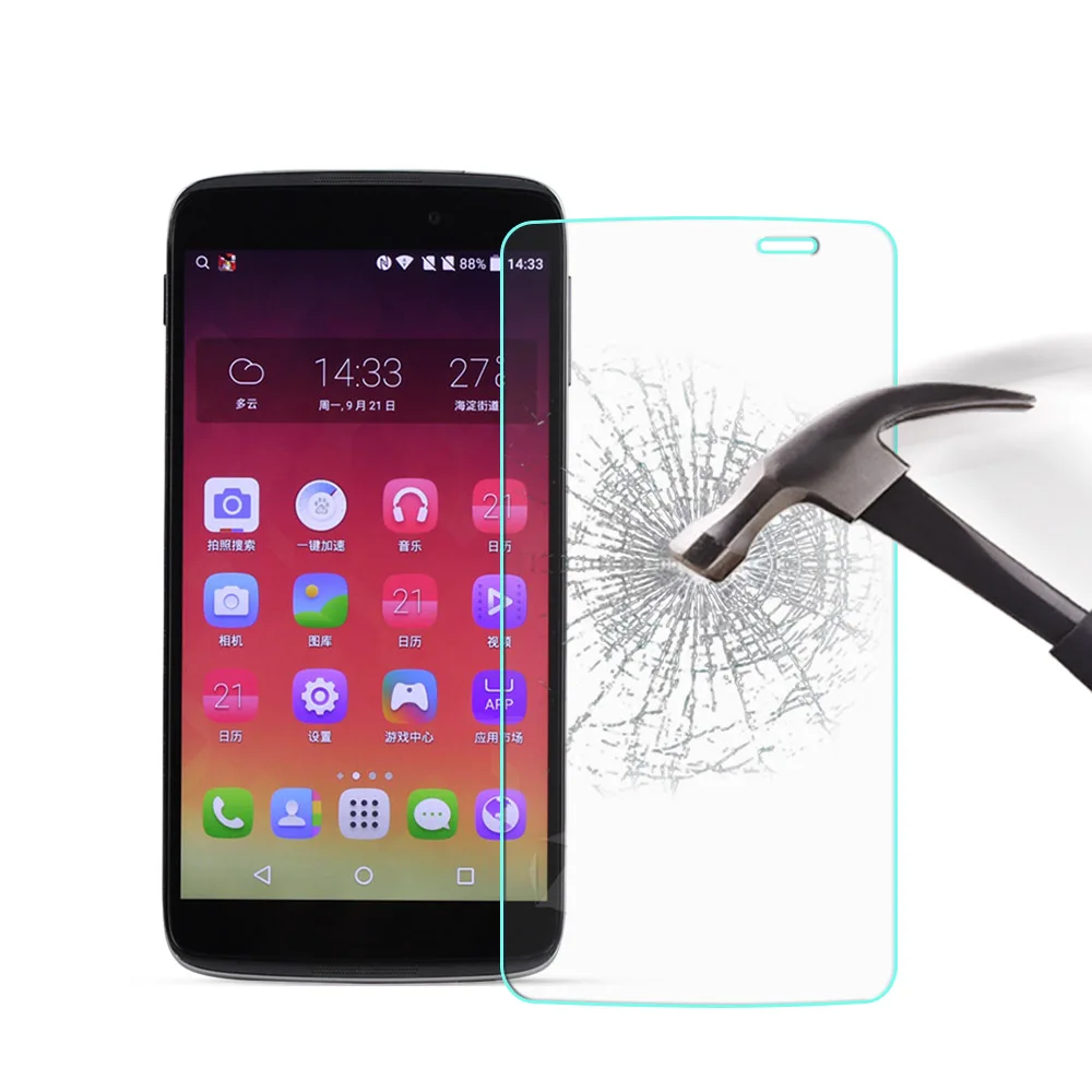 OT6045 закаленное стекло для Alcatel One Touch Idol 3 экран 5 дюйма/OneTouch Idol3 / 6045 6045K 6045Y защитная