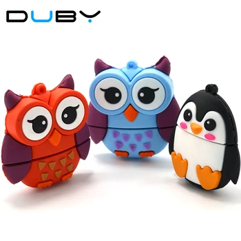 DUBY Pen Drive Cute Penguin Owl Fox pen drive 4GB 8GB 16GB 32gb 64GB Animal U disk Animal Memory Stick Gift pendrives
DUBY Pen Drive Cute Penguin Owl Fox pen drive 4GB 8GB 16GB 32gb 64GB Animal U disk Animal Memory Stick Gift pendrives