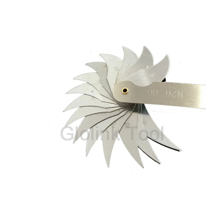 Stainless Steel R26-80mm R Gauge Radius Gauge Replacement Pocket Folding Blade Measuring & Gauging Tools
Stainless Steel R26-80mm R Gauge Radius Gauge Replacement Pocket Folding Blade Measuring & Gauging Tools