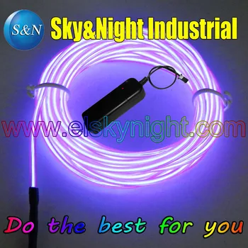 Purple Color-5M Flexible Neon Light EL Wire Rope Tube with Controller(Four Set/Lot) +Free Shipping
Purple Color-5M Flexible Neon Light EL Wire Rope Tube with Controller(Four Set/Lot) +Free Shipping