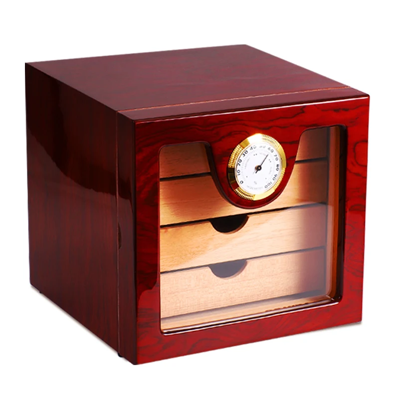 COHIBA Cigar Humidor High Glossy Piano Finish Wooden Cuban Cigar Cabinet Humidor Storage Box W/ 4 Drawers%Hygrometer Humidifier
COHIBA Cigar Humidor High Glossy Piano Finish Wooden Cuban Cigar Cabinet Humidor Storage Box W/ 4 Drawers%Hygrometer Humidifier