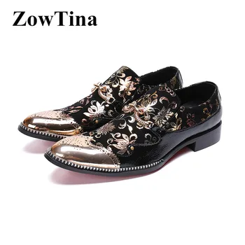 Vintage Men Real Leather Oxford Shoes Slip On Formal Business Dress Flats Plus Size46 Printing Mocasines Hombre Office Work Shoe
Vintage Men Real Leather Oxford Shoes Slip On Formal Business Dress Flats Plus Size46 Printing Mocasines Hombre Office Work Shoe