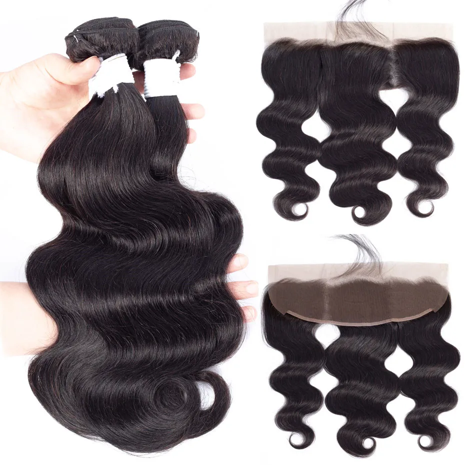 Brazilian Body Wave With Closure 3 Bundles Remy Human Hair With 13*4 Free Middle Part Ear to Ear Lace Frontal Clover Leaf Hair
Brazilian Body Wave With Closure 3 Bundles Remy Human Hair With 13*4 Free Middle Part Ear to Ear Lace Frontal Clover Leaf Hair