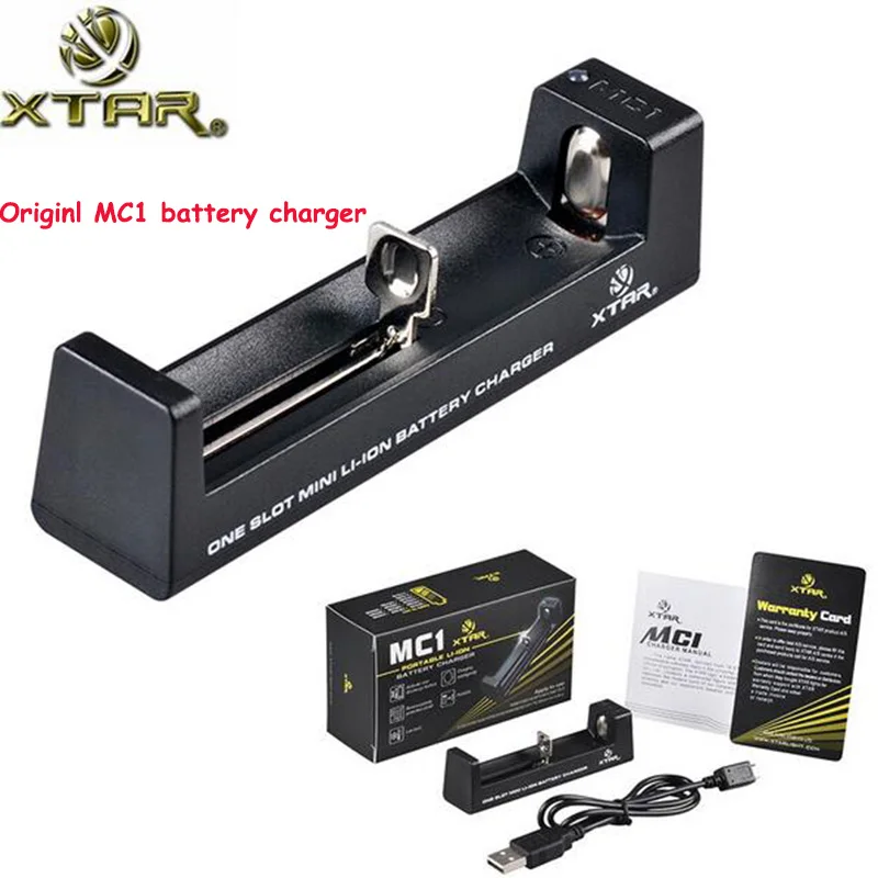 

XTAR MC1 USB all in one Universal Intelligent Lithium Battery Charger for AA AAA 10440 14500 16340 18650 26650 3.6/3.7V Li-ion
