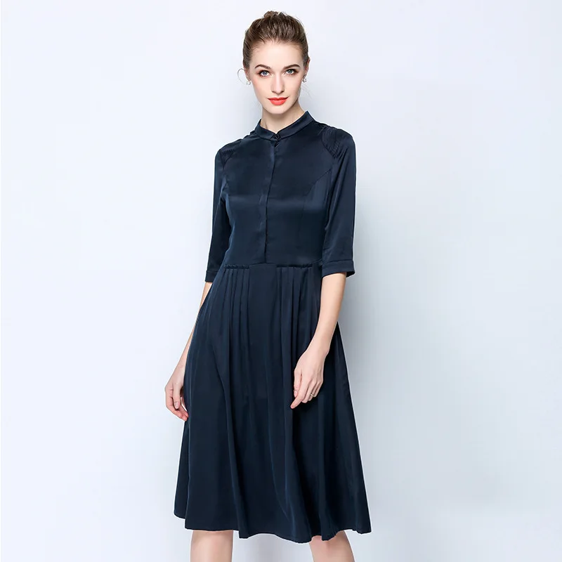 silk floral plus size summer 2019 women's sexy club retro beach long shirt dresses fem me loose navy satin face elegant fashion
silk floral plus size summer 2019 women's sexy club retro beach long shirt dresses fem me loose navy satin face elegant fashion