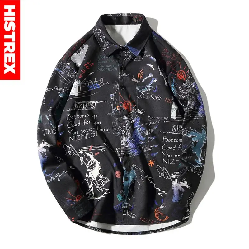 HISTREX Cothes 2019 Men Shirt Japanese Style Ukiyo E Print Long Sleeve Hawaii Shirts Hip Hop Male Social Streetwear Top H16JC#
HISTREX Cothes 2019 Men Shirt Japanese Style Ukiyo E Print Long Sleeve Hawaii Shirts Hip Hop Male Social Streetwear Top H16JC#