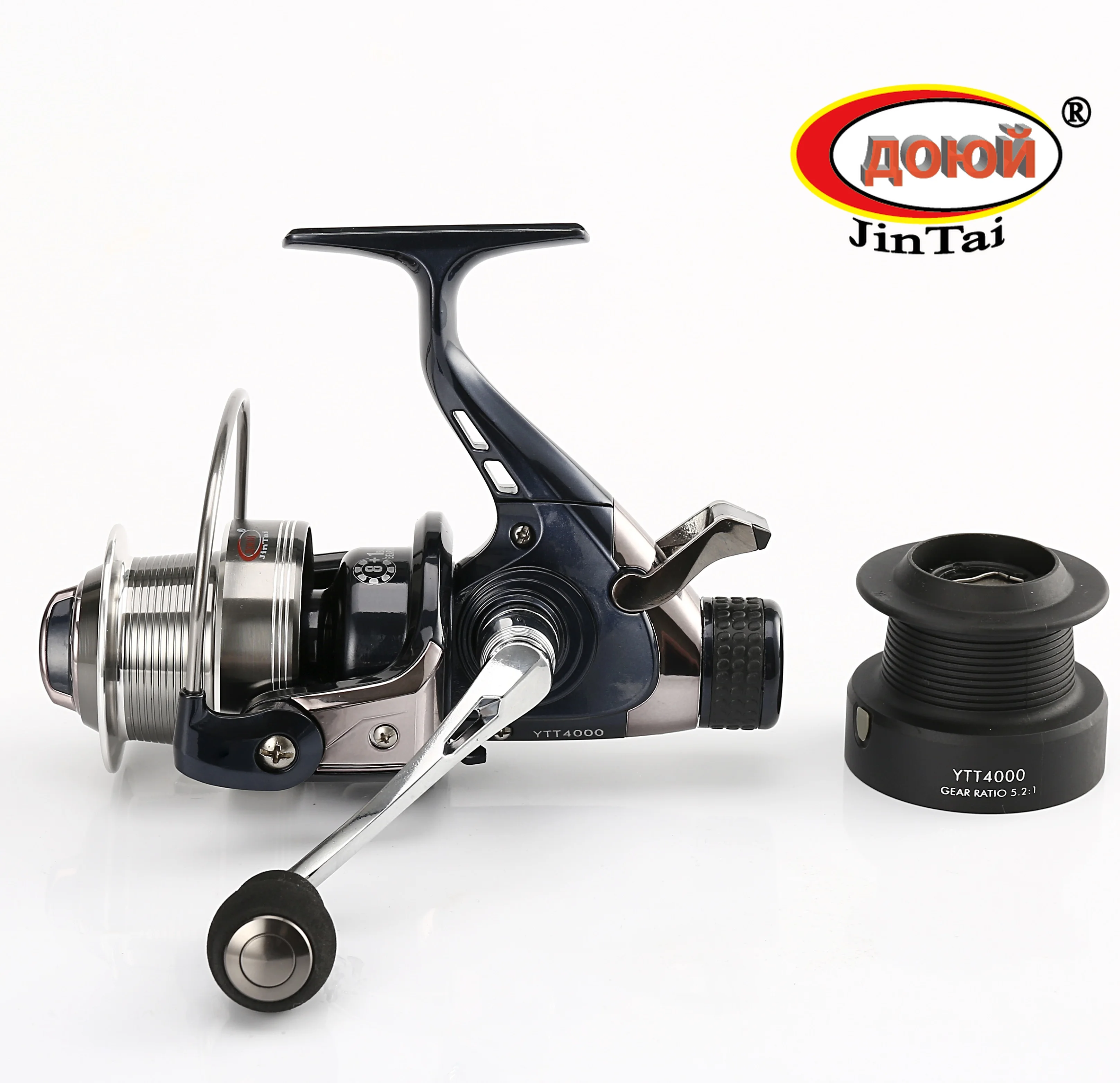 JINTAI FISHING REELS CODE YTT TYPE 4000/5000 BALL BEARINGS 8+1 BB GEAR RATIO 5.2:1 TYPE PRE AND POST-LOADING
JINTAI FISHING REELS CODE YTT TYPE 4000/5000 BALL BEARINGS 8+1 BB GEAR RATIO 5.2:1 TYPE PRE AND POST-LOADING
