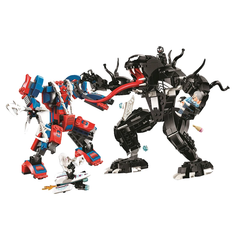 Bela 11188 Spider Man Spider Mech vs. Venom Building Blocks Toys Bricks Gift Compatible with Legoinglys Super Hero
Bela 11188 Spider Man Spider Mech vs. Venom Building Blocks Toys Bricks Gift Compatible with Legoinglys Super Hero