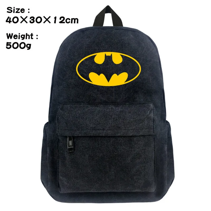 Avengers Marvel Spiderman Batman backpack avenger theme child boy schoolbag Bag decoration cartoon figure Creative Gift 40CM
Avengers Marvel Spiderman Batman backpack avenger theme child boy schoolbag Bag decoration cartoon figure Creative Gift 40CM