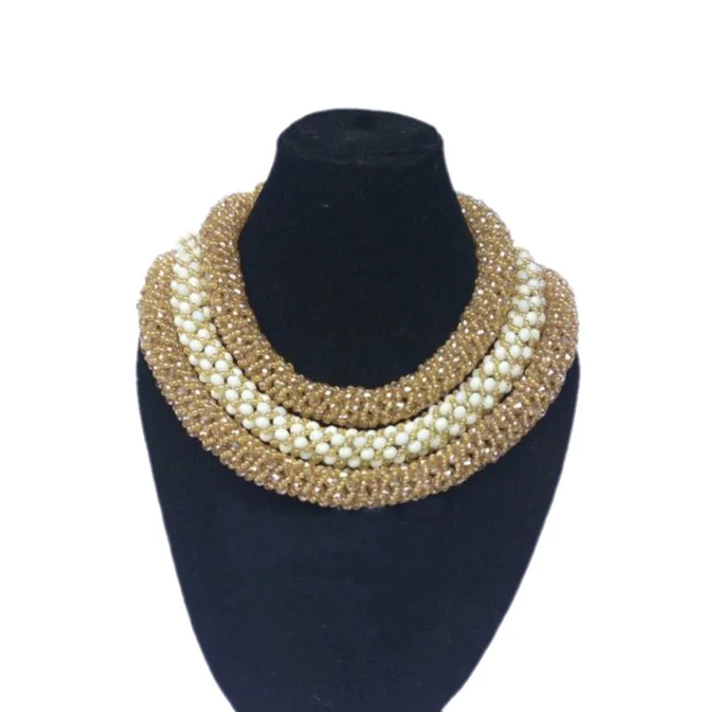 Dudo Store Fine Jewelry Sets Gold Champagne and White Round Costume Jewelry Set 3 Rows African Crystal Beads Made Jewellery Set
Dudo Store Fine Jewelry Sets Gold Champagne and White Round Costume Jewelry Set 3 Rows African Crystal Beads Made Jewellery Set