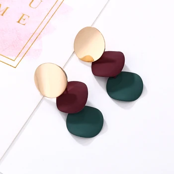 3 Colors Round Metal Irregular Earrings For Women Geometric Alloy Elegant Earring Fashion Statement Jewelry Earring Gift2019
3 Colors Round Metal Irregular Earrings For Women Geometric Alloy Elegant Earring Fashion Statement Jewelry Earring Gift2019