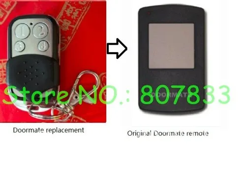 Door-mate 1234 button remote control replacement, Doormate TRG101&TRG300 replacement garage door transmitter receiver
Door-mate 1234 button remote control replacement, Doormate TRG101&TRG300 replacement garage door transmitter receiver