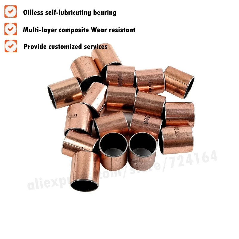 SF-1 0303 0304 0305 0404 0405 0406 0408 0410 SF1 SF1- SF Self Lubricating Composite Bearing Bushing Sleeve Oil free Sliding
SF-1 0303 0304 0305 0404 0405 0406 0408 0410 SF1 SF1- SF Self Lubricating Composite Bearing Bushing Sleeve Oil free Sliding