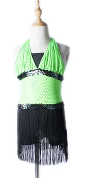 Child Kid Children Professional Latin Dance Dress for Girls Ballroom Dancing Dresses for Kids Green Sequin Fringe Salsa Tassel
Child Kid Children Professional Latin Dance Dress for Girls Ballroom Dancing Dresses for Kids Green Sequin Fringe Salsa Tassel